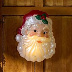 LED Santa Blow Mold Wall Hanging-Cracker Barrel Exclusive VHTF-Stunning NEW